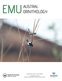Cover image for Emu - Austral Ornithology, Volume 119, Issue 3, 2019