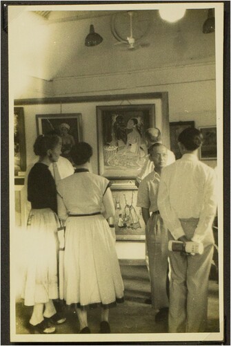 Figure 5. Audience viewing the Bali Exhibition. Digitised by National Gallery Singapore Library & Archive, with kind permission from Cheong Leng Guat.