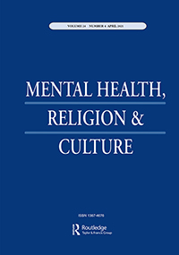 Cover image for Mental Health, Religion & Culture, Volume 24, Issue 4, 2021