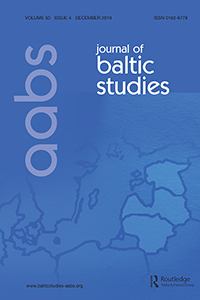 Cover image for Journal of Baltic Studies, Volume 50, Issue 4, 2019