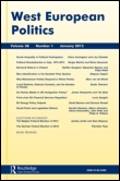 Cover image for West European Politics, Volume 31, Issue 1-2, 2008