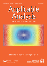 Cover image for Applicable Analysis, Volume 102, Issue 4, 2023
