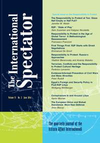 Cover image for The International Spectator, Volume 51, Issue 2, 2016