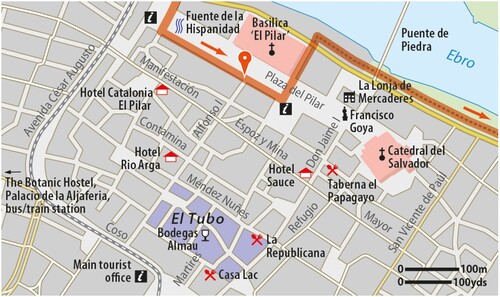 Figure 10. Survey map of Zaragoza