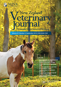 Cover image for New Zealand Veterinary Journal, Volume 67, Issue 5, 2019