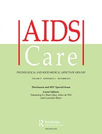Cover image for AIDS Care, Volume 27, Issue sup1, 2015