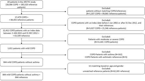 Figure 1 Flowchart of patient inclusion and exclusion criteria.