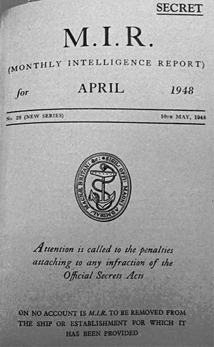 Figure 1. Monthly Intelligence Report for April 1948.
