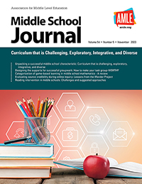 Cover image for Middle School Journal, Volume 54, Issue 5, 2023