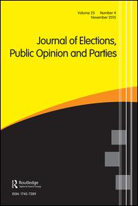 Cover image for Journal of Elections, Public Opinion and Parties, Volume 22, Issue 2, 2012