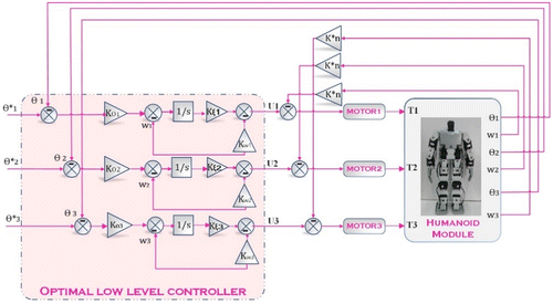 Figure 2. Control system scheme for lower limb.