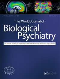 Cover image for The World Journal of Biological Psychiatry, Volume 23, Issue 9, 2022