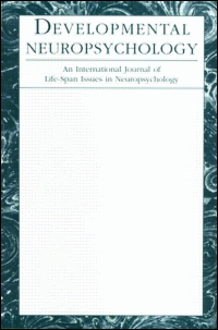 Cover image for Developmental Neuropsychology, Volume 41, Issue 1-2, 2016