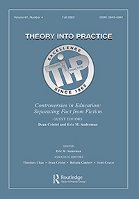 Cover image for Theory Into Practice, Volume 61, Issue 4, 2022
