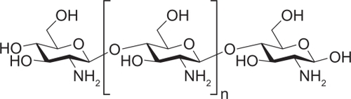 Figure 1 Structure of chitosan.