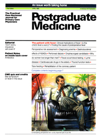 Cover image for Postgraduate Medicine, Volume 85, Issue 5, 1989