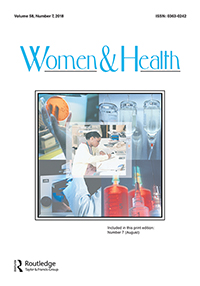 Cover image for Women & Health, Volume 58, Issue 7, 2018