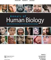 Cover image for Annals of Human Biology, Volume 48, Issue 4, 2021