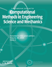 Cover image for International Journal for Computational Methods in Engineering Science and Mechanics, Volume 25, Issue 4, 2024