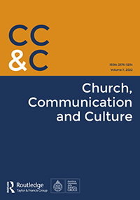 Cover image for Church, Communication and Culture, Volume 7, Issue 2, 2022
