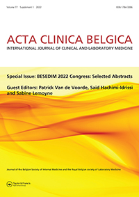 Cover image for Acta Clinica Belgica, Volume 77, Issue sup1, 2022