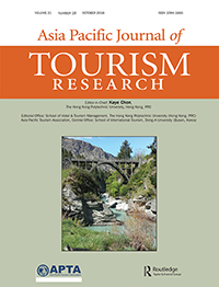 Cover image for Asia Pacific Journal of Tourism Research, Volume 21, Issue 10, 2016