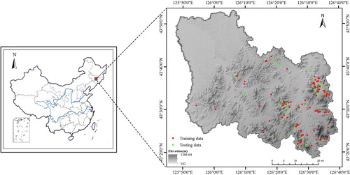 Figure 1. Geographic location of the study area.