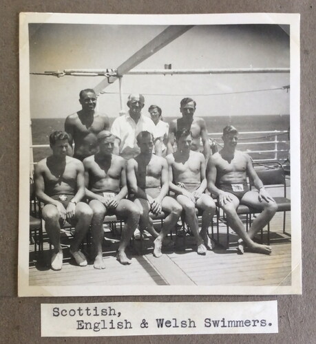 Figure 11. Swimmers in “informal formality” photographs.