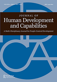 Cover image for Journal of Human Development and Capabilities, Volume 21, Issue 2, 2020