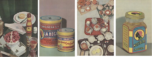 Figures 13–16. Illustrations from Libro de Cocina (1940).