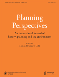 Cover image for Planning Perspectives, Volume 39, Issue 4, 2024