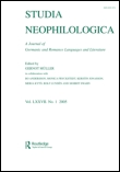 Cover image for Studia Neophilologica, Volume 79, Issue 2, 2007