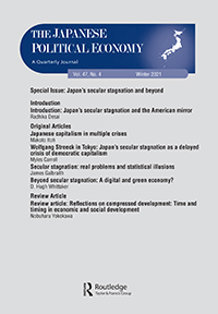 Cover image for The Japanese Political Economy, Volume 47, Issue 4, 2021