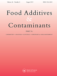 Cover image for Food Additives & Contaminants: Part A, Volume 36, Issue 8, 2019