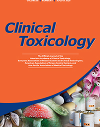 Cover image for Clinical Toxicology, Volume 58, Issue 8, 2020