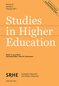 Cover image for Studies in Higher Education, Volume 42, Issue 2, 2017