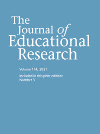 Cover image for The Journal of Educational Research, Volume 114, Issue 3, 2021
