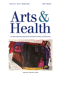 Cover image for Arts & Health, Volume 12, Issue 3, 2020