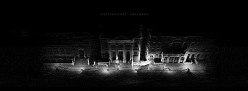 Figure 2. Point cloud image of the theatre building in xxxxxx (author owned, 2020).