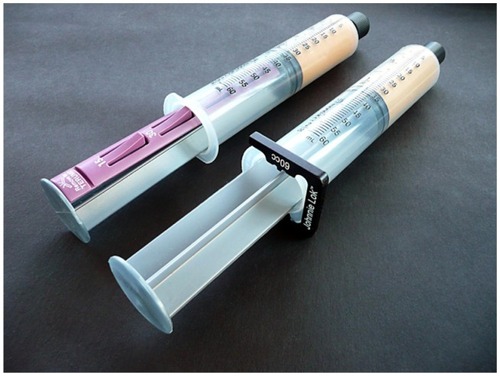 Figure 7 Closed-syringe lock options.