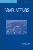 Cover image for Israel Affairs, Volume 18, Issue 1, 2012