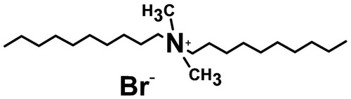 Figure 1. Chemical structure of DDAB.