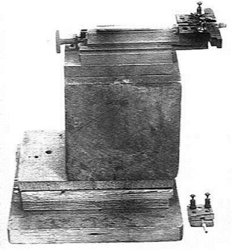 Figure 2. Rutherford's magnetic radio wave detector