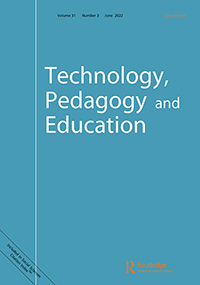 Cover image for Technology, Pedagogy and Education, Volume 31, Issue 3, 2022