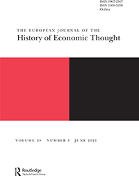 Cover image for The European Journal of the History of Economic Thought, Volume 28, Issue 3, 2021