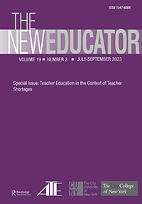 Cover image for The New Educator, Volume 19, Issue 3, 2023