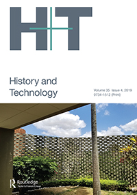 Cover image for History and Technology, Volume 35, Issue 4, 2019