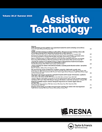 Cover image for Assistive Technology, Volume 35, Issue 3, 2023
