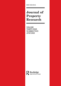 Cover image for Journal of Property Research, Volume 39, Issue 2, 2022