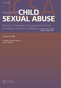 Cover image for Journal of Child Sexual Abuse, Volume 29, Issue 7, 2020